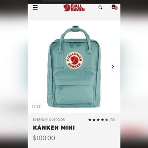 Mini backpack Fjall Raven